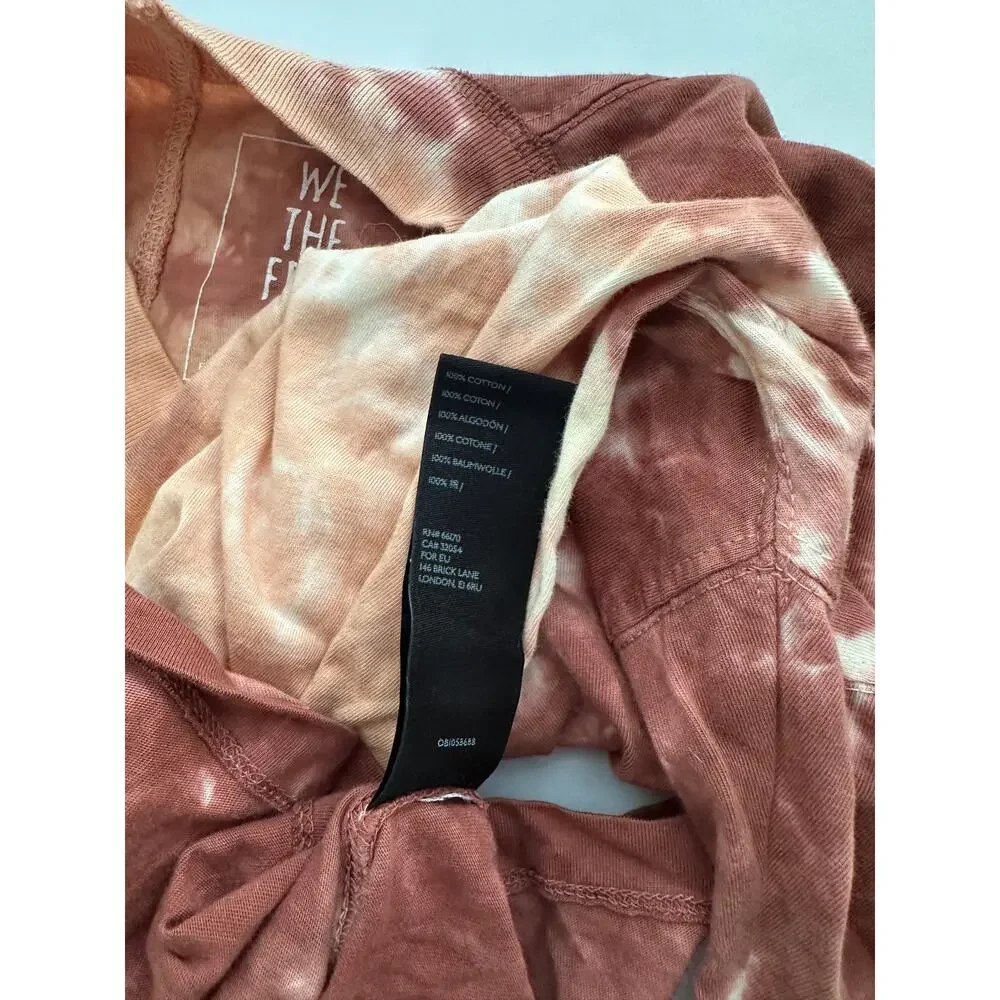 Free People Be Free Tie Dye Long Sleeve Oversized XS